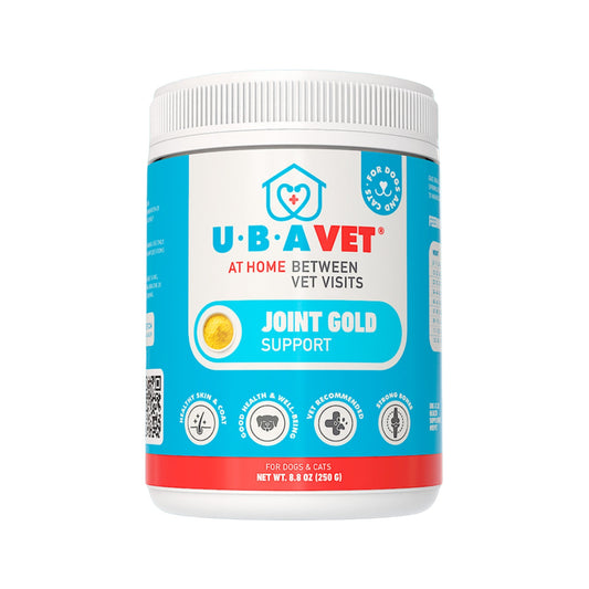 UBAVET Joint Support Gold Powder for Dogs & Cats (8.8 oz)