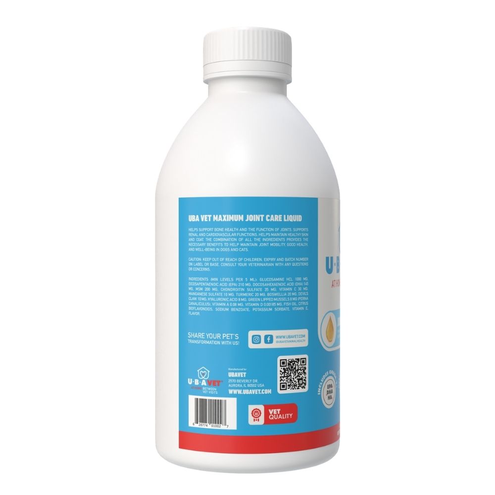 UBAVET Joint Power MEG Maximum Support Liquid for Pets