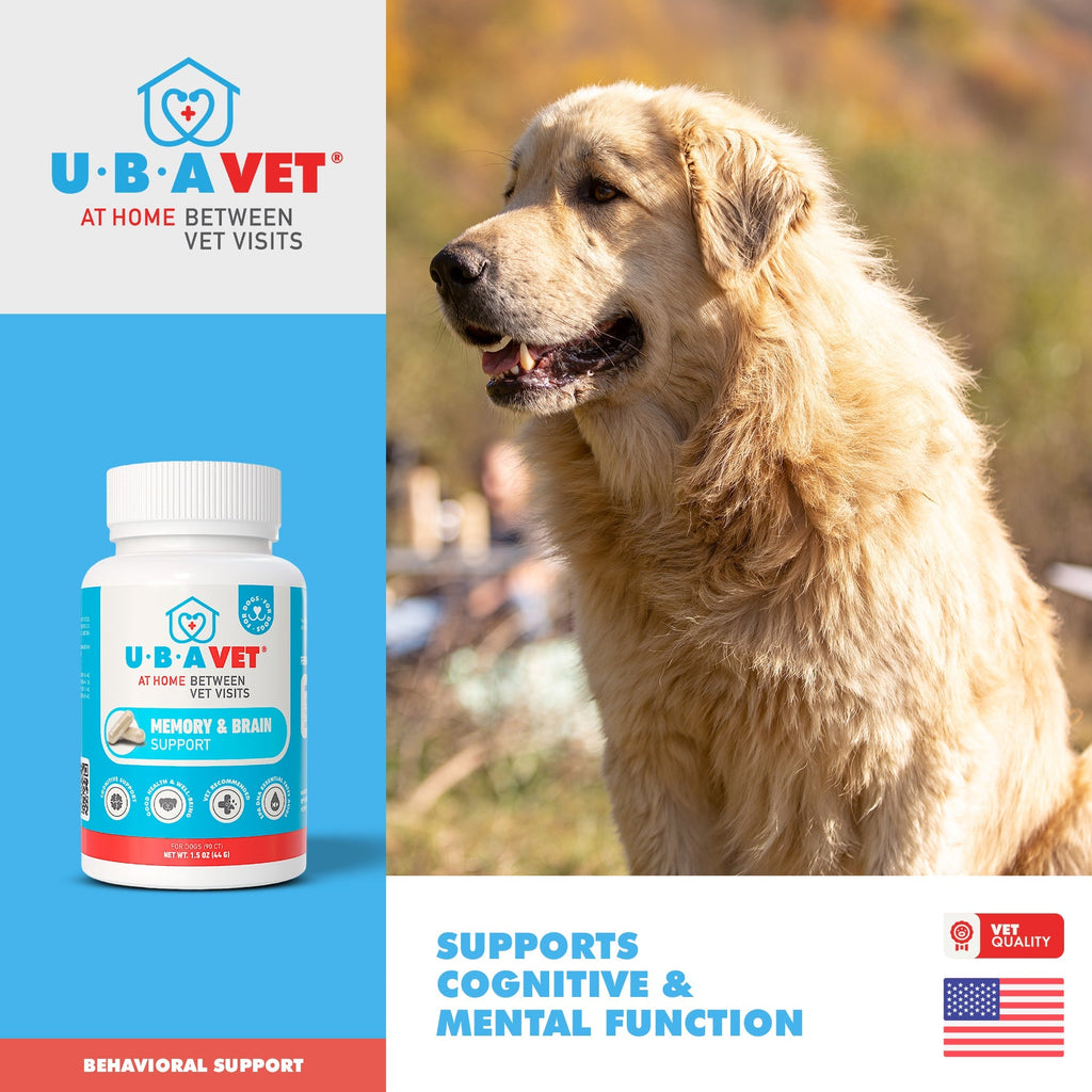 UBAVET Cognitive Memory & Brain Support for Senior Dogs