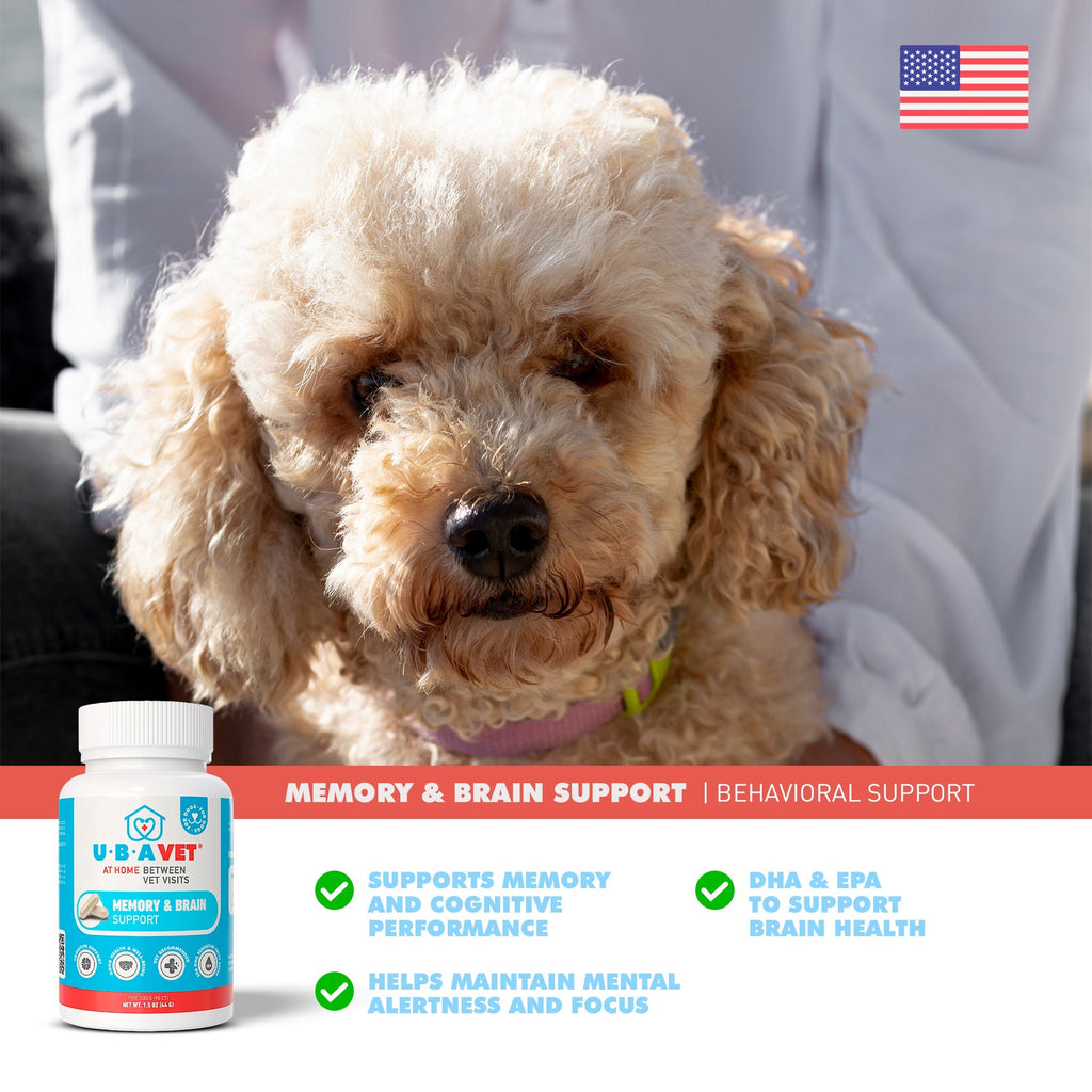 UBAVET Cognitive Memory & Brain Support for Senior Dogs