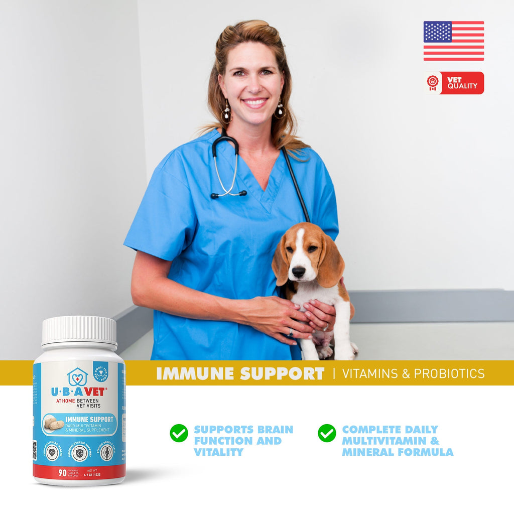UBAVET Daily Immune Support Multivitamin Tablets for Dogs