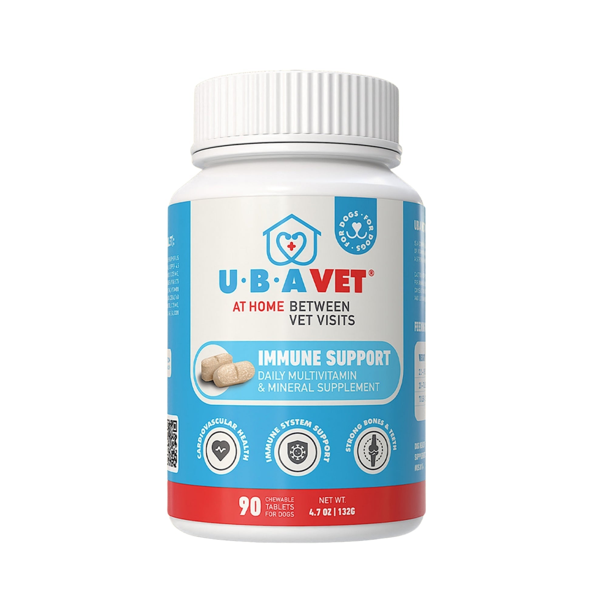 UBAVET Daily Immune Support Multivitamin Tablets for Dogs