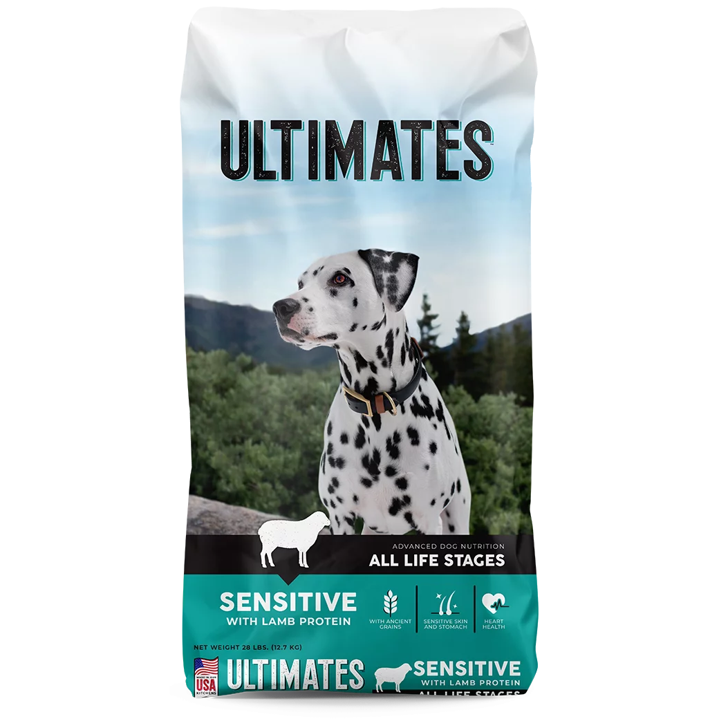 Dog Food Ultimates Sensitive Skin & Stomach Lamb Dry 28lb Ba