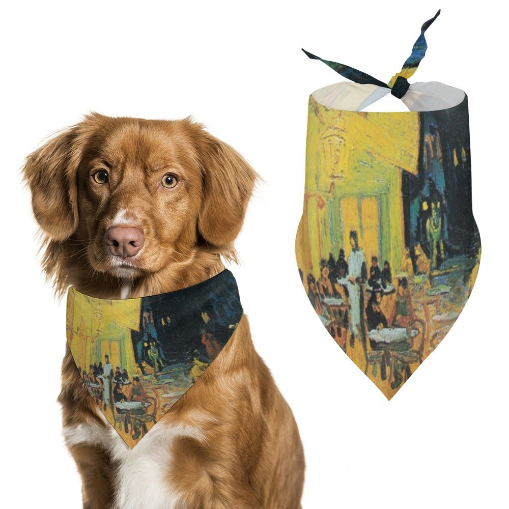 Van Gogh Cafe Terrace At Night Pet Scarf | The Finest Market