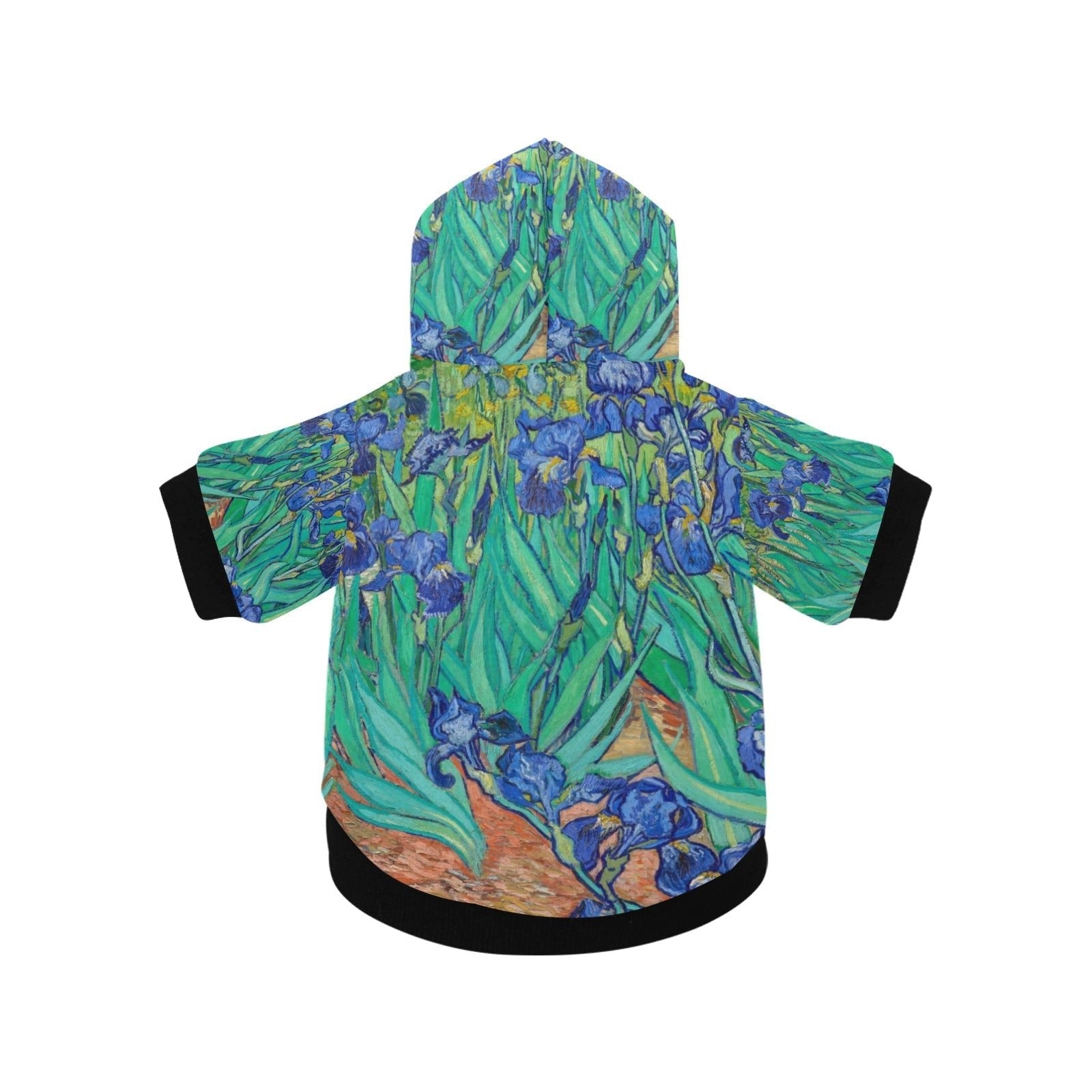Van Gogh Irises Button Hoodie | The Finest Market - Premium