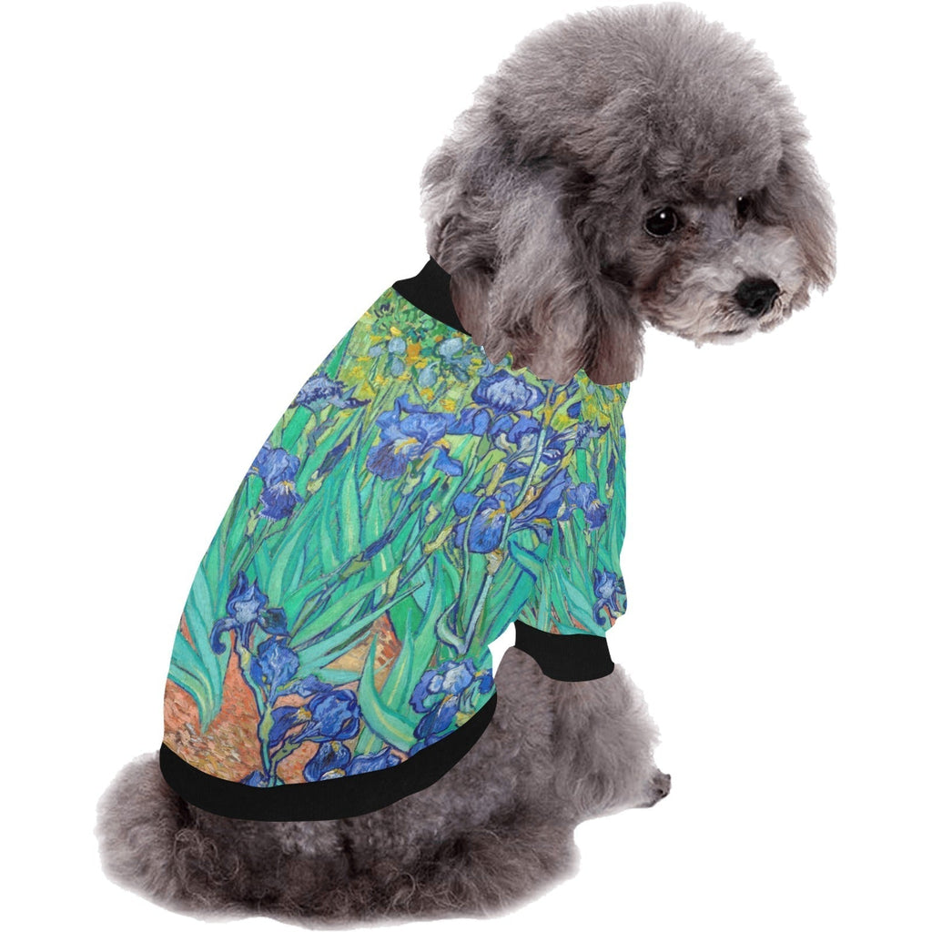 Van Gogh Irises Round Neck Shirt | The Finest Market Best - Majestic Pet Kingdom