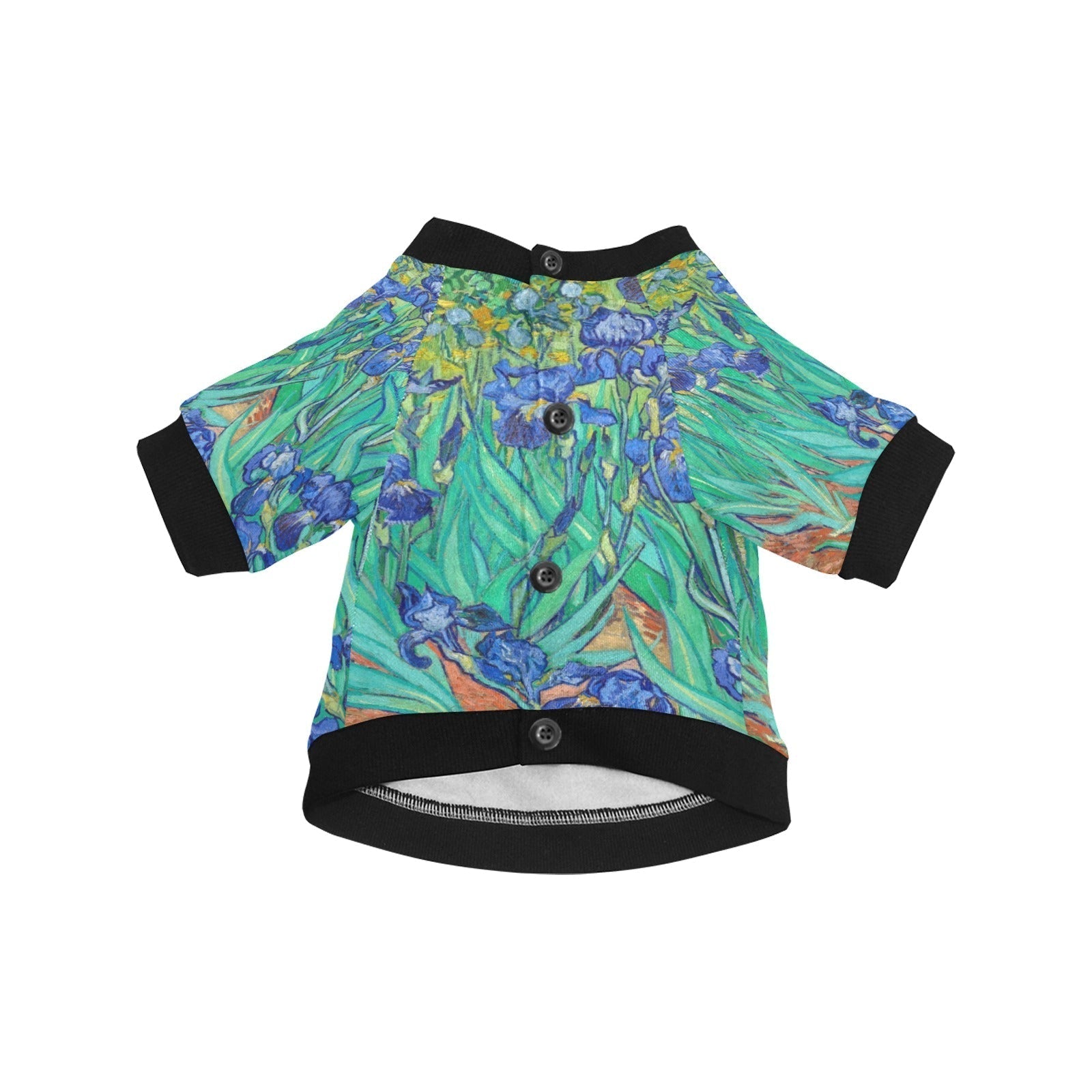 Van Gogh Irises Round Neck Shirt | The Finest Market Best - Majestic Pet Kingdom