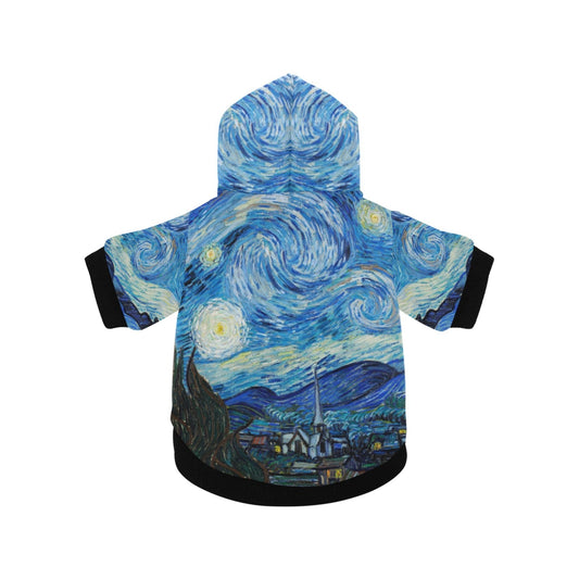 Van Gogh Starry Night Button Hoodie | The Finest Market