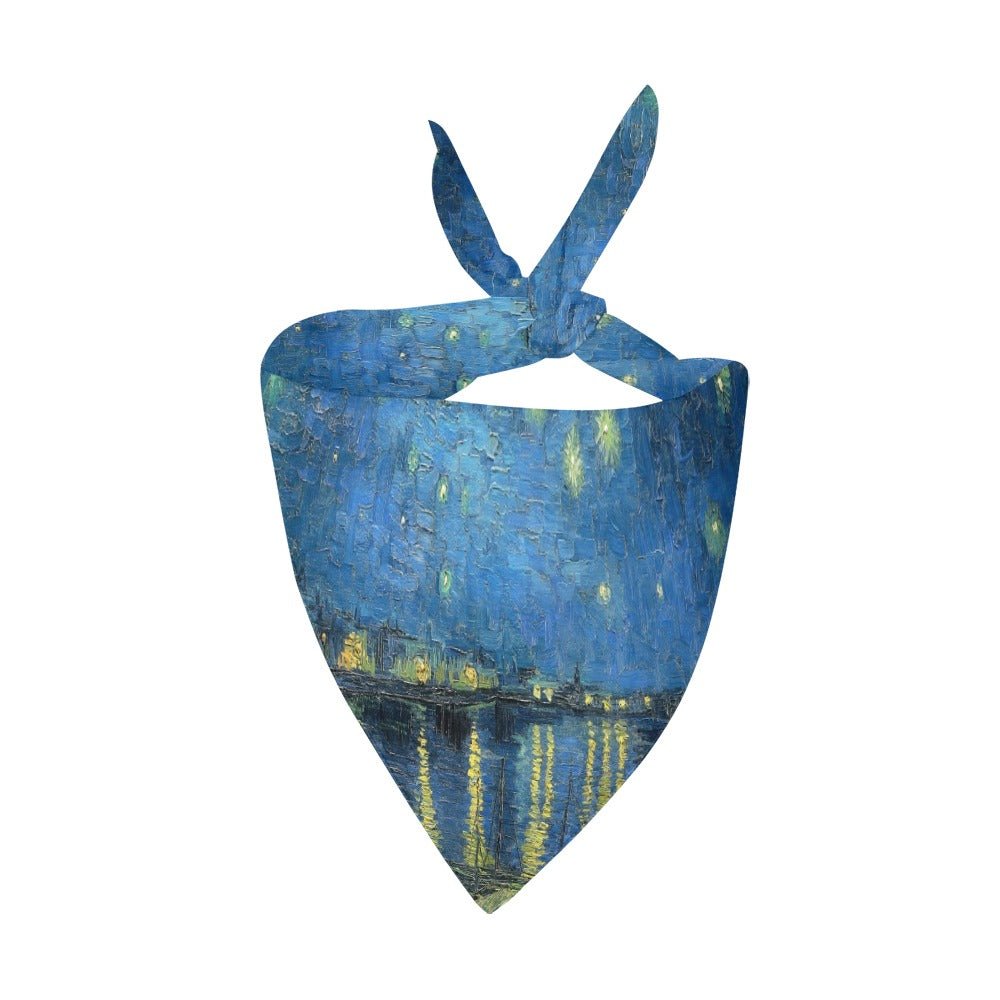 Van Gogh Starry Night Over The Rhone Double-Sided Pet Best