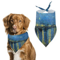 Van Gogh Starry Night Over The Rhone Pet Scarf - Premium