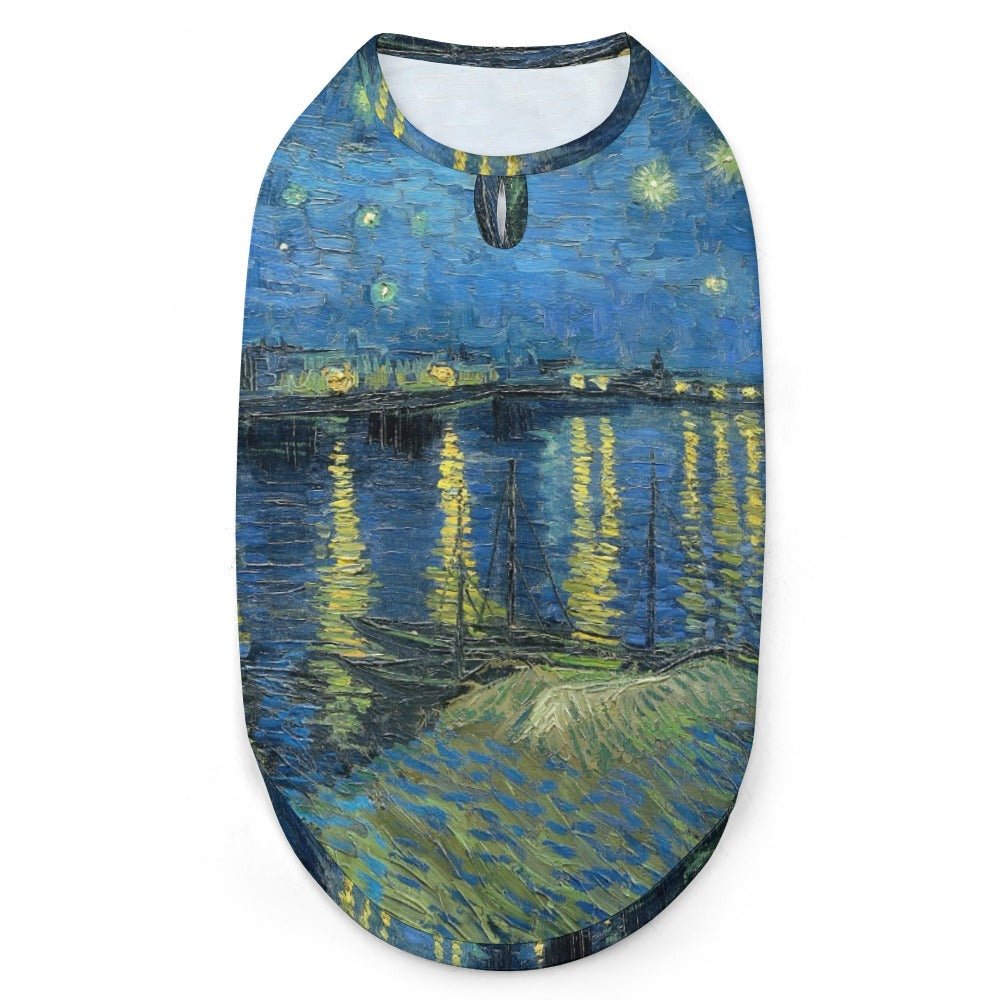 Van Gogh Starry Night Over The Rhone Pet Vest - Premium Pick