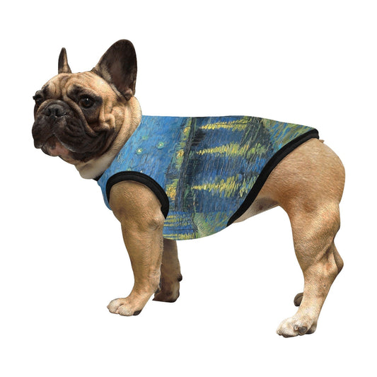 Van Gogh Starry Night Over The Rhone Tank Top - Premium - Majestic Pet Kingdom