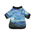 Van Gogh Starry Night Round Neck Shirt | The Finest Market - Majestic Pet Kingdom