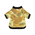Van Gogh Sunflowers Round Neck Shirt | The Finest Market - Majestic Pet Kingdom