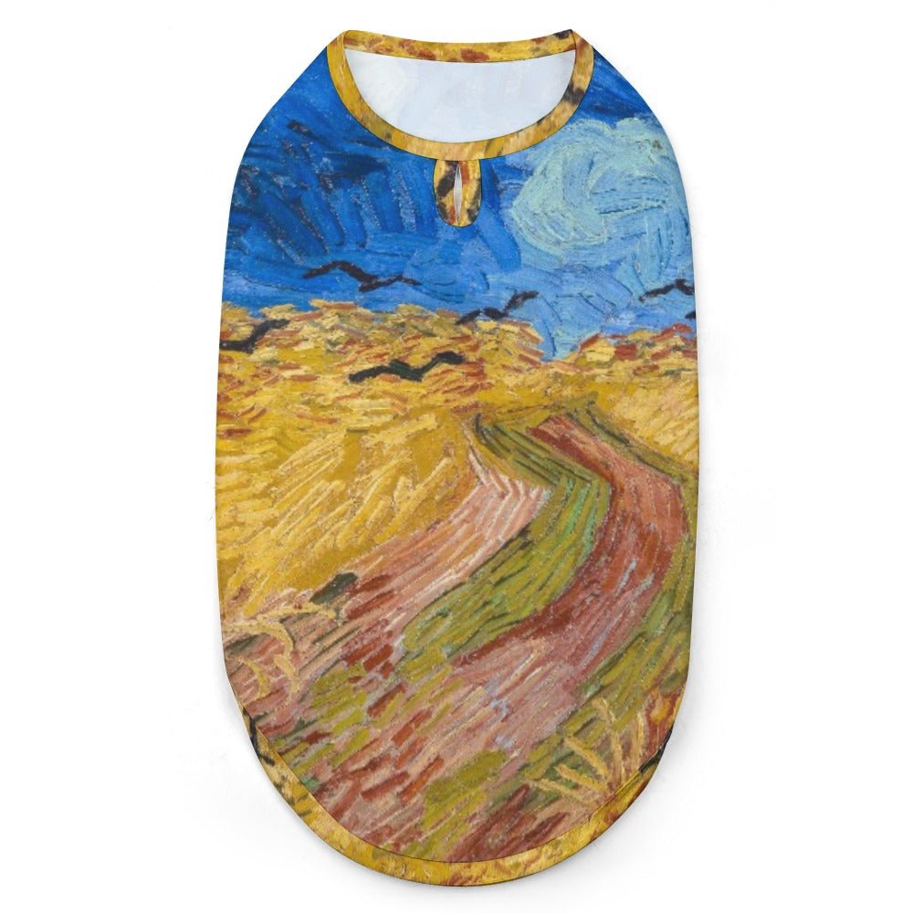 Van Gogh Wheatfield with Crows Pet Vest - Top Rated Quality