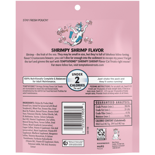 Temptations Mega Shrimpy Shrimp Flavor Cat Treat