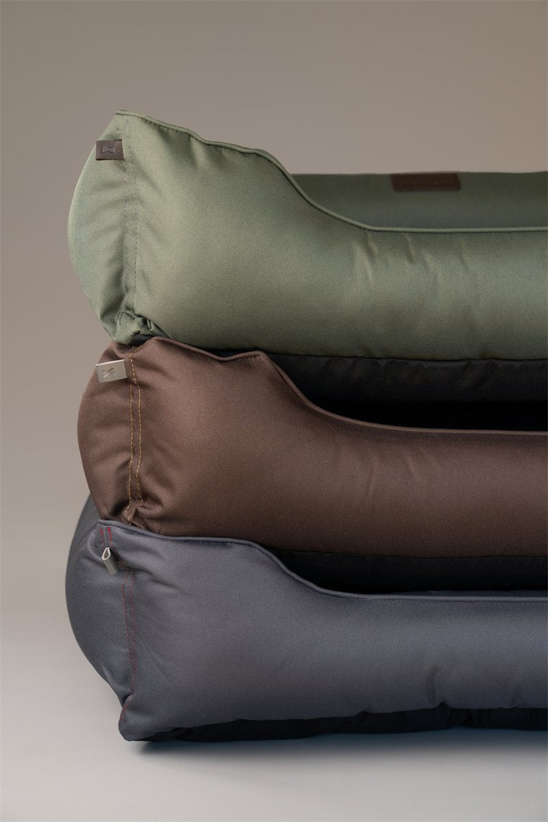 Dog Bed Waterproof Oxford Fabric Indoor Outdoor Brown Mat