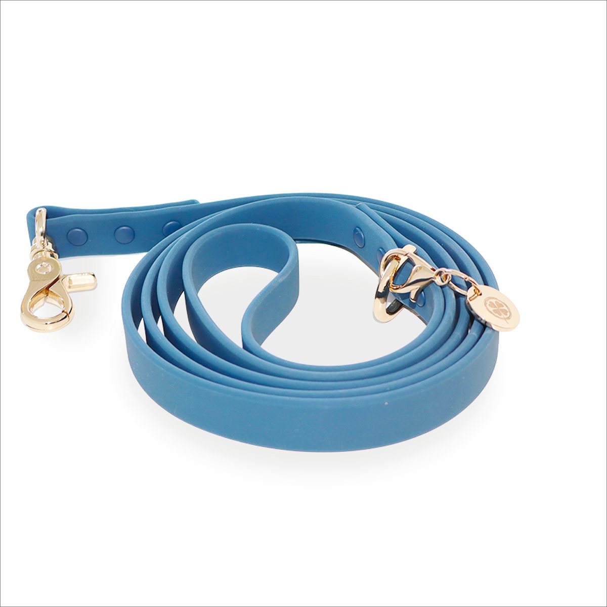 Waterproof Dog Leash Navy Blue All-Weather Walking Pet Lead