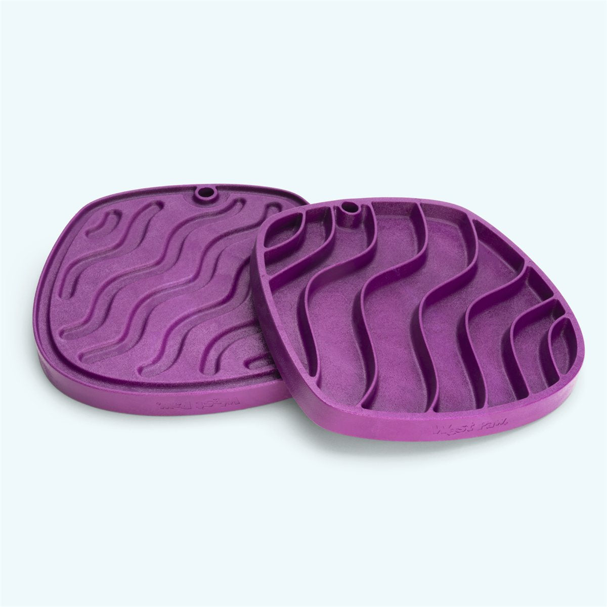 Dog Lick Mat Waves Feast Silicone Slow Feeder Treat Plate