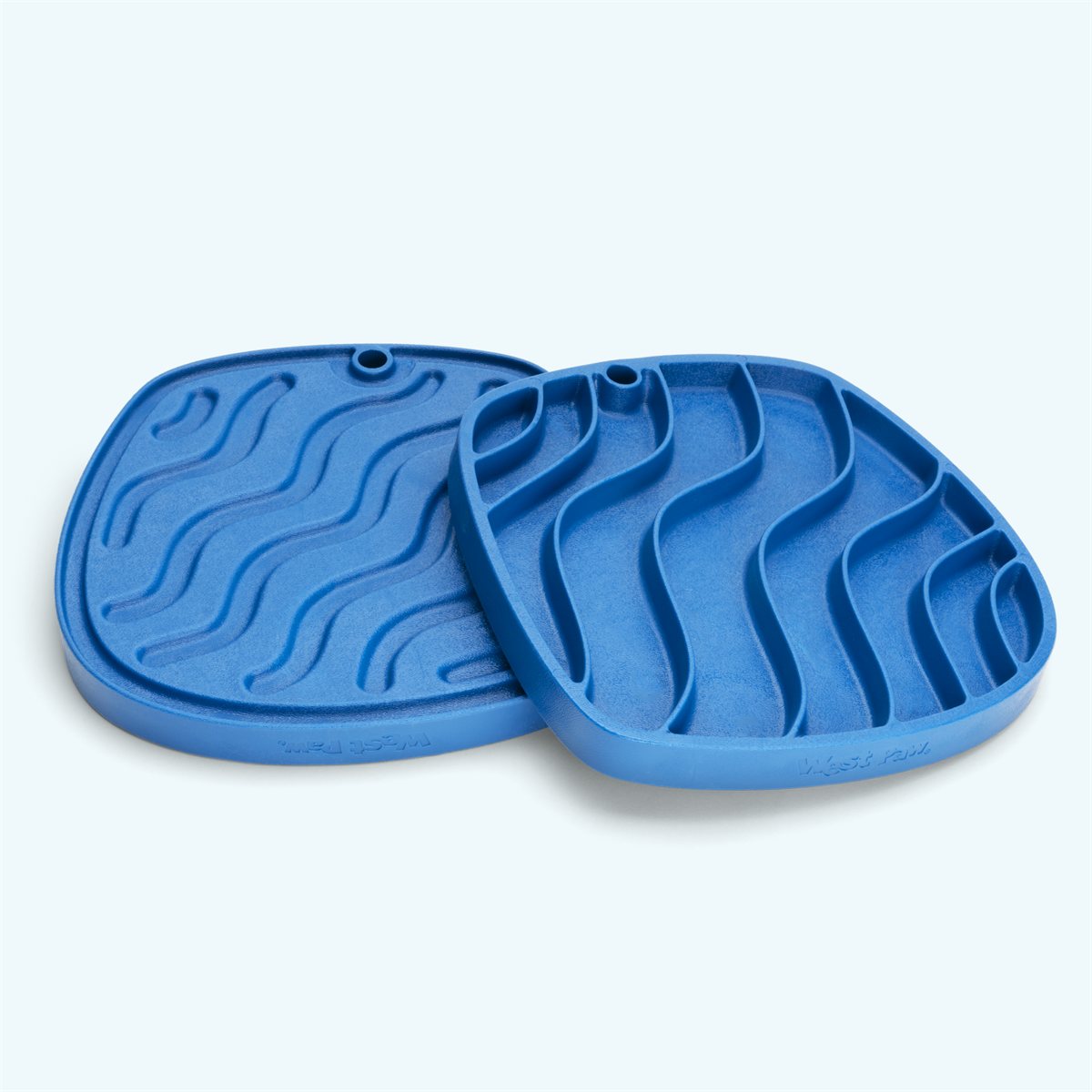 Dog Lick Mat Waves Feast Silicone Slow Feeder Treat Plate