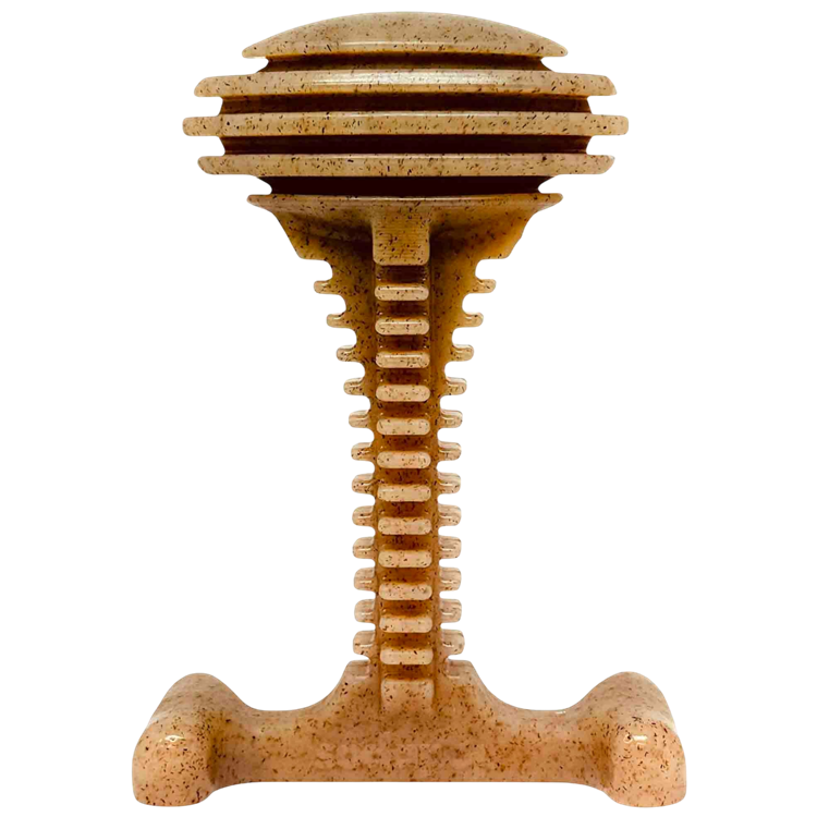 Dog Chew Toy Honey Bone Dental Tower Indestructible Nylon Toy - Main Feature View | Majestic Pet Kingdom