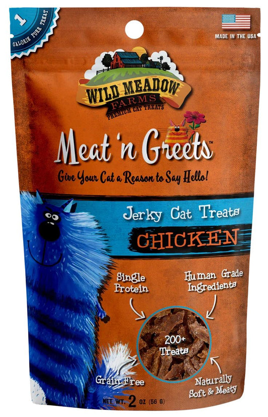 Dog Treats Wild Meadow Farms Meat N Greets Chicken Bites 2oz - Main Feature View | Majestic Pet Kingdom