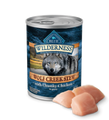 Blue Buffalo Wilderness Wolf Creek Stew Adult Dog Chunky Chicken Stew (12.5oz) - Majestic Pet Kingdom