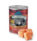 Blue Buffalo Wilderness Wolf Creek Stew Adult Dog Savory Salmon Stew Wet Dog Can (12.5oz) - Majestic Pet Kingdom