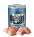 Blue Buffalo Wilderness Turkey & Chicken Grill Wet Dog Cans (12.5oz) - Majestic Pet Kingdom