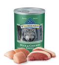 Blue Buffalo Wilderness Duck & Chicken Grill Wet Dog Can (12.5oz) - Majestic Pet Kingdom