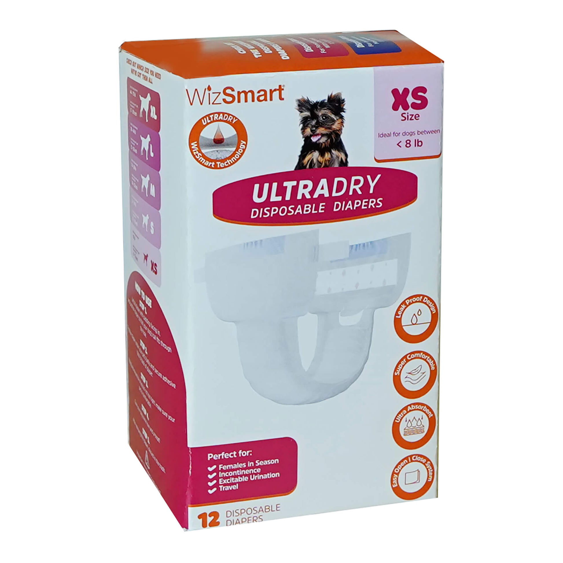 WizSmart UltraDry Disposable Diapers Pet Wellness Essential | Majestic Pet Kingdom™