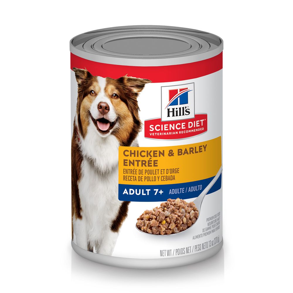 Hill's Science Diet Adult 7+ Chicken & Barley Entrée (13oz) - Majestic Pet Kingdom