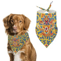 Yellow Qing Dynasty Dragon Pet Scarf | The Finest Market