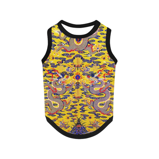 Yellow Imperial Dragon Tank Top | The Finest Market Best