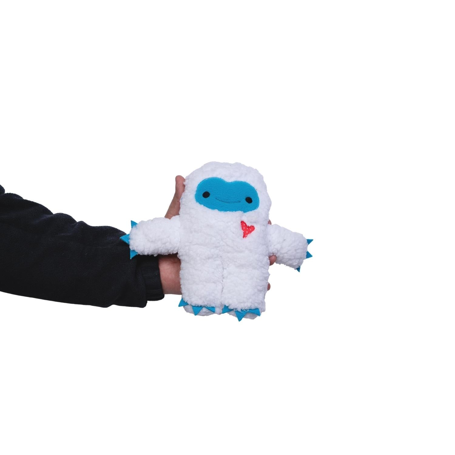 Dog Plush Toy Set Yeti and Snowman Squeaker Crinkle 2-Pack - Detail Angle 4 | Majestic Pet Kingdom